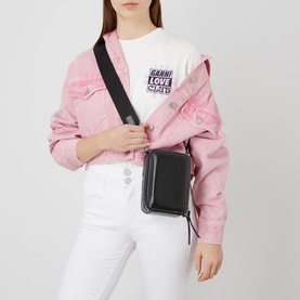 Banner Logo Camera Crossbody Bag