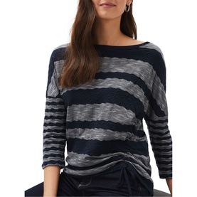 Jinny Textured Stripe Top