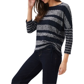 Jinny Textured Stripe Top