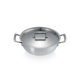 3-Ply Stainless Steel Non-Stick Chef's Casserole 24cm