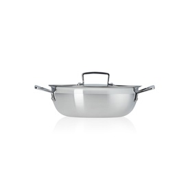 3-Ply Stainless Steel Non-Stick Chef's Casserole 24cm