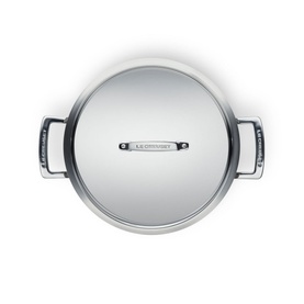 3-Ply Stainless Steel Non-Stick Chef's Casserole 24cm