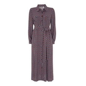 Nat Heart Shirt Midi Dress