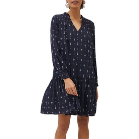 Magda Tiered Geo Dress