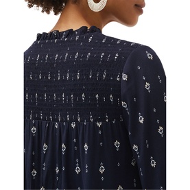 Magda Tiered Geo Dress