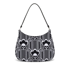 Cleo Jacquard Knit Shoulder Bag