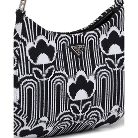 Cleo Jacquard Knit Shoulder Bag