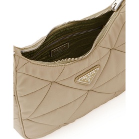 Re-Nylon Padded Hobo Crossbody Bag