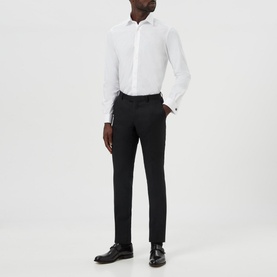 Tapered Fit Button-Down Shirt
