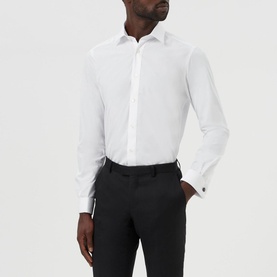 Tapered Fit Button-Down Shirt