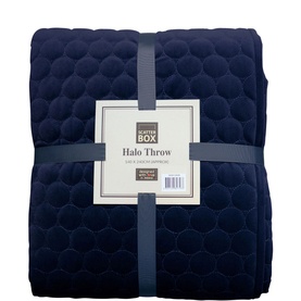 Throw Halo Midnight Blue 140cm x 240cm