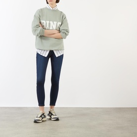 High Rise Ankle Grazer Skinny Leggings