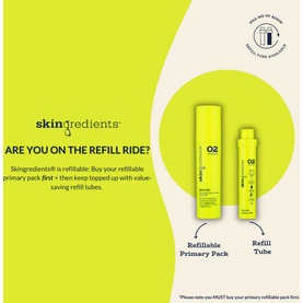 Skingredients Skin Veg Hydrating Hyaluronic Acid Serum Refill Tube 45ml