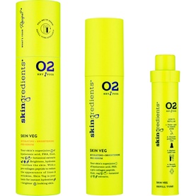 Skingredients Skin Veg Hydrating Hyaluronic Acid Serum Refillable Primary Pack 45ml