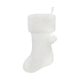 Faux Fur Christmas Stocking