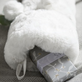Faux Fur Christmas Stocking