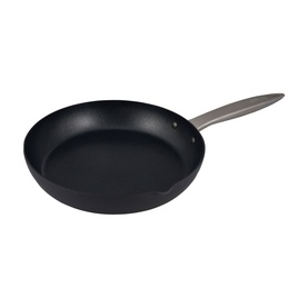 Zyliss Ultimate Pro 24cm Frying Pan with Spout, black non-stick interior with stainless steel handle