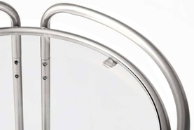 Gemma Mini Bar Cart Chrome