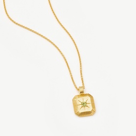 August Birthstone Necklace