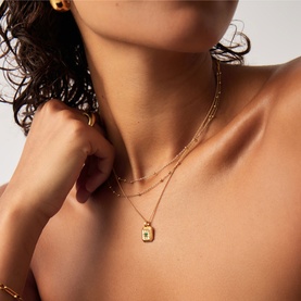 May Birthstone Necklace