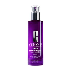 Clinique Smart Clinical Repair&trade; Wrinkle Correcting Serum 100ml in purple pump bottle with branded labelling
