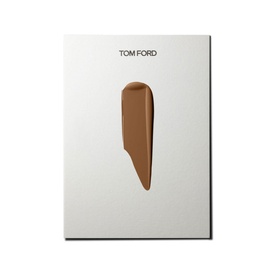 TOM FORD Shade And Illuminate Concealer swatch in medium-deep brown tone on white card background, 5.4ml