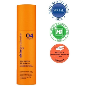 Skingredients Skin Shield Moisturising + Priming SPF 50 PA+++ Sunscreen Refillable Primary Pack 73ml