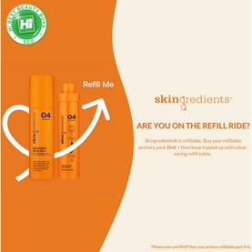 Skingredients Skin Shield Moisturising + Priming SPF 50 PA+++ Sunscreen Refillable Primary Pack 73ml