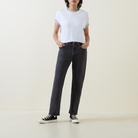 501&reg; Crop High-Rise Straight Leg Jeans