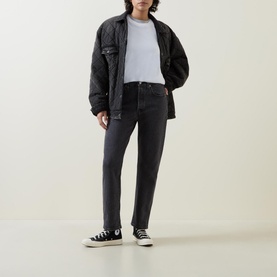 501&reg; Crop High-Rise Straight Leg Jeans