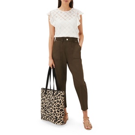 Guilana Frill Sleeve Lace Top