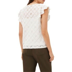Guilana Frill Sleeve Lace Top