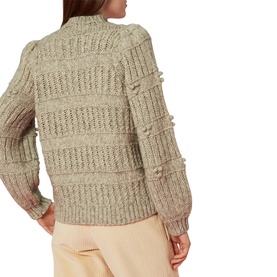 Tie Neck Detail Knit Sweater