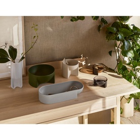 Kuru Ceramic Bowl 240x120mm moss green