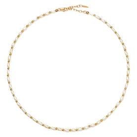 Small Seed Pearl Beaded Necklace