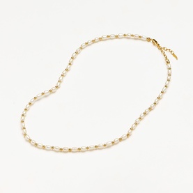 Small Seed Pearl Beaded Necklace