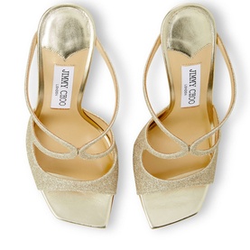Anise 95 Dusty Glitter Platinum Mules