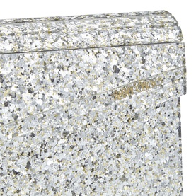 Candy Coarse Glitter Clutch