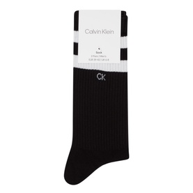 Two-Pack Striped Crew Socks