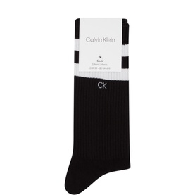 Two-Pack Striped Crew Socks
