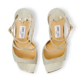 Azia 95 Glitter Strappy Heeled Sandals