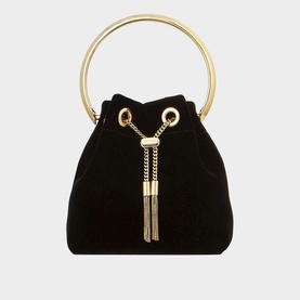 Bon Bon Mini Velvet Bucket Bag