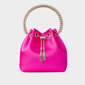 Bon Bon Mini Satin Bucket Bag