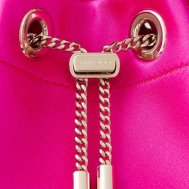 Bon Bon Mini Satin Bucket Bag
