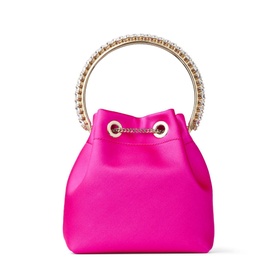 Bon Bon Mini Satin Bucket Bag