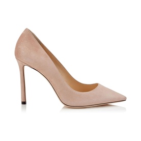 Romy 100 Suede Pointy Toe Pumps