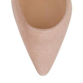 Romy 100 Suede Pointy Toe Pumps