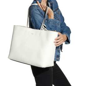 Nine2Five E/W Grained Leather Tote Bag
