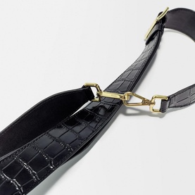 Croco Clover Shoulder Strap