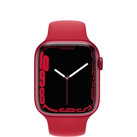 Watch Series 7 GPS 45mm RED Aluminium Case With RED Sport Band